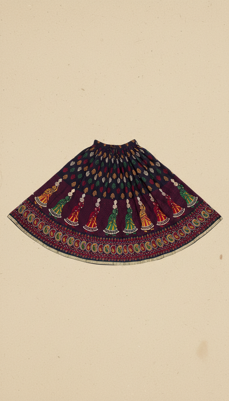 Indian Print Skirt